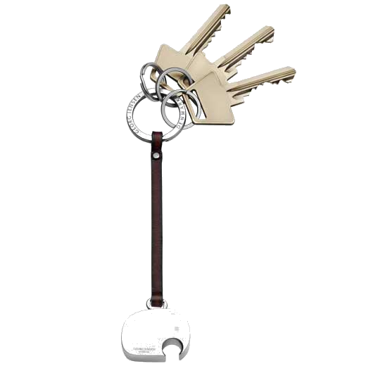 Georg Jensen keyring in the shape of an elephant.