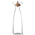 The Georg Jensen Alfredo 1L glass carafe.