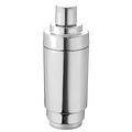 Georg Jenson Manhattan stainless steel cocktail shaker.