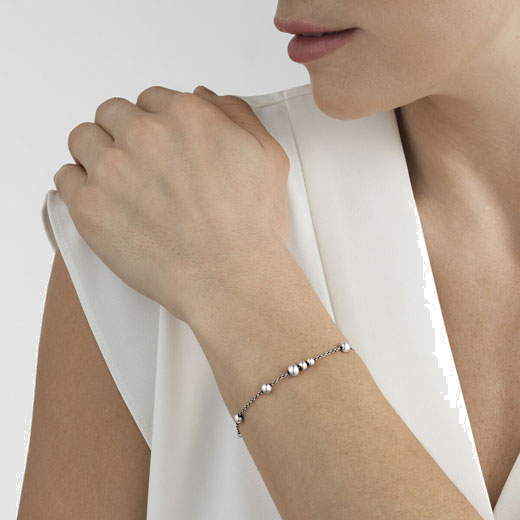 georg jensen moonlight grapes sterling silver bracelet model