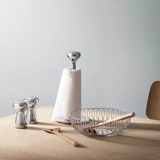 These Georg Jensen Stainless Steel Alfredo Salt & Pepper Grinders are perfect in a set.