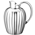 This is the Stainless Steel Bernadotte 1.6L Pitcher designed by Georg Jensen.