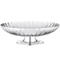 The Georg Jensen stainless steel dish on a stand.