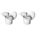 Georg Jensen Stainless Steel Bloom Botanica Tealight Holders