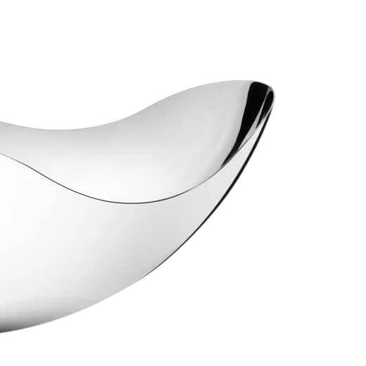 This Georg Jensen bowl is part of the Bloom collection.
