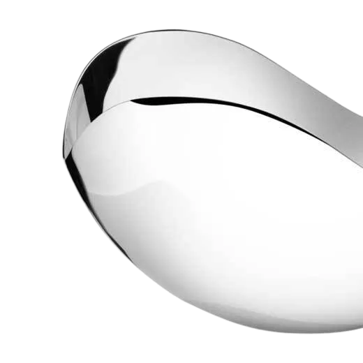 This Petit Bloom Georg Jensen bowl has been crafted out of stainless steel.