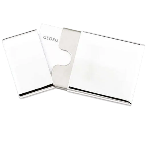 Georg Jenson stainless steel card holder.