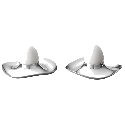 georg jensen cobra egg cup set with egg