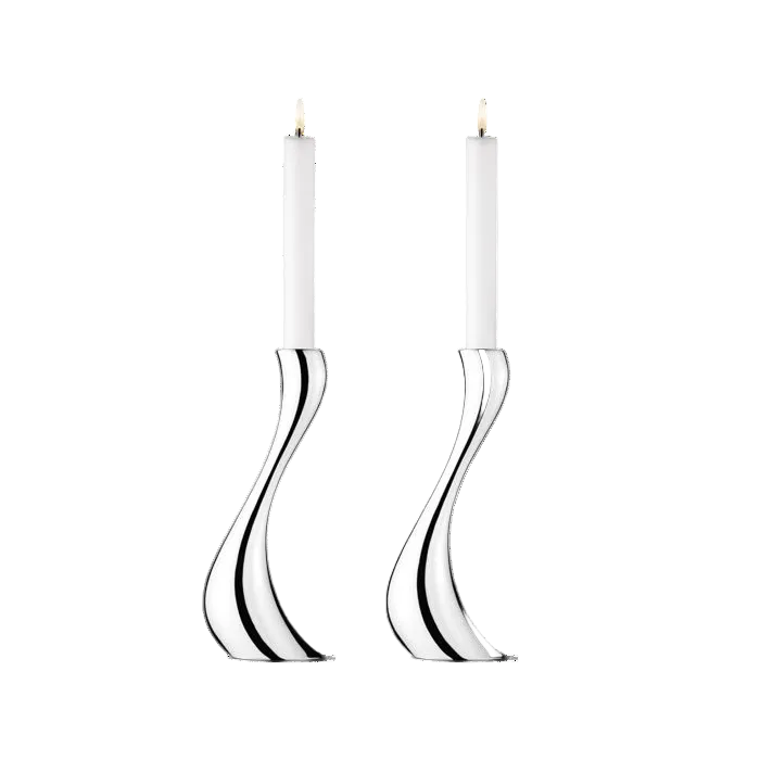 Pair of Georg Jensen Silver Candle holders add a touch of class to your home