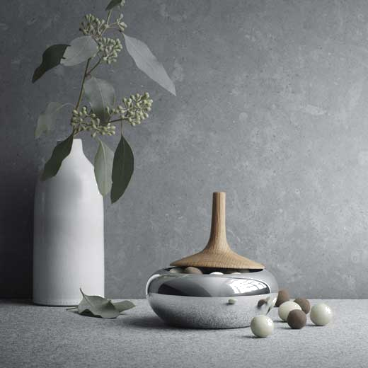 This Georg Jensen bonbonniere has been designed for the Henning Koppel collection.