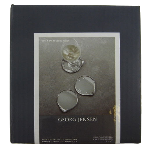 This Georg Jensen set of 4 coasters come in their own giftbox.