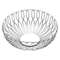 This is the Georg Jensen Stainless Steel Small Alfredo Bread Basket.