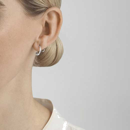 These Georg Jensen Sterling Silver Mercy Spiral Earrings are perfect for daily use.