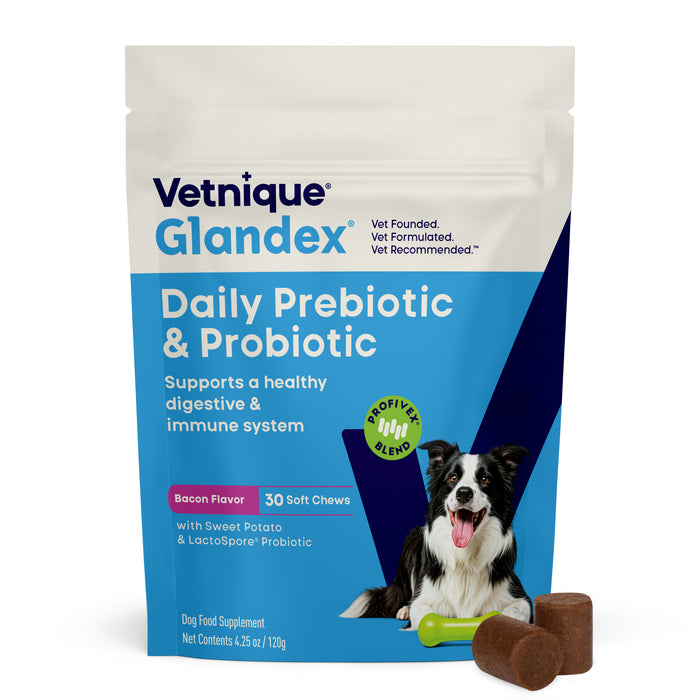 Glandex Daily Prebiotic & Probiotic Soft Chews, 30 ct
