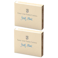 These are the Graf von Faber-Castell Gulf Blue Ink Cartridges 2 x Pack of 6.