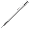 Graf von Faber-Castell Silver Guilloche Rhodium-Plated Mechanical Pencil.