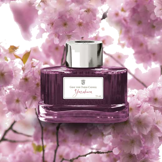 gvfc yozakura ink bottle 75ml lifestyle