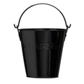 Pit Boss Grease Bucket. All black bucket. Front view.