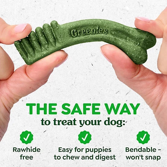 Greenies Puppy Petite Size Natural Dental Dog Treats, 12 oz.