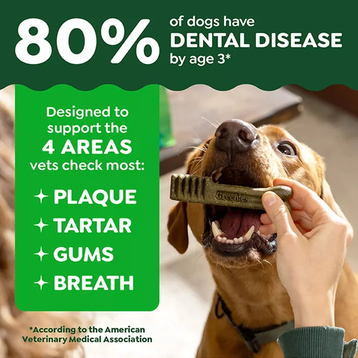 Greenies Puppy TEENIE Size Natural Dental Dog Treats, 12 oz.