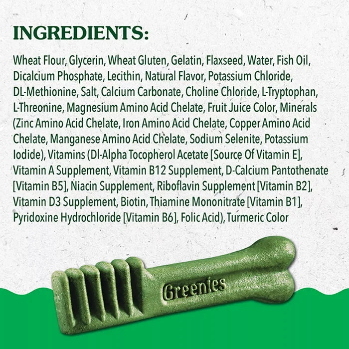 Greenies Puppy TEENIE Size Natural Dental Dog Treats, 12 oz.