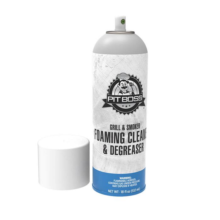 Pit Boss Grills Foaming Grill or Smoker Degreaser and Cleaner. Cap opened
