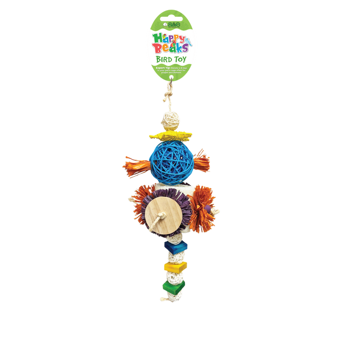 Happy Beaks Blast Off Hanging Bird Toy, by A&E Cage Co
