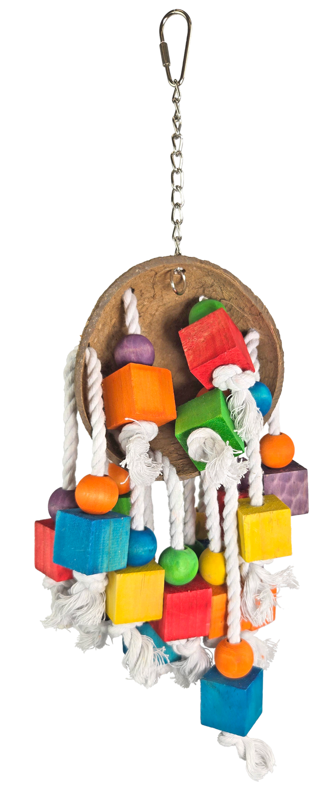 Happy Beaks Coco Loco Bird Toy, by A&E Cage Co