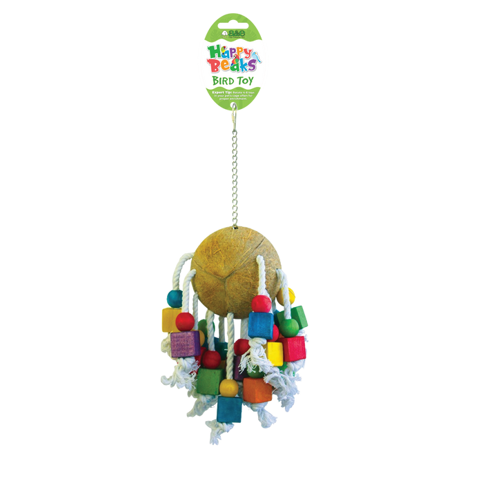 Happy Beaks Coco Loco Bird Toy, by A&E Cage Co
