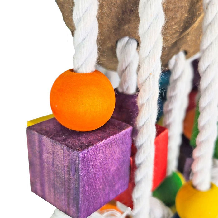 Happy Beaks Coco Loco Bird Toy, by A&E Cage Co