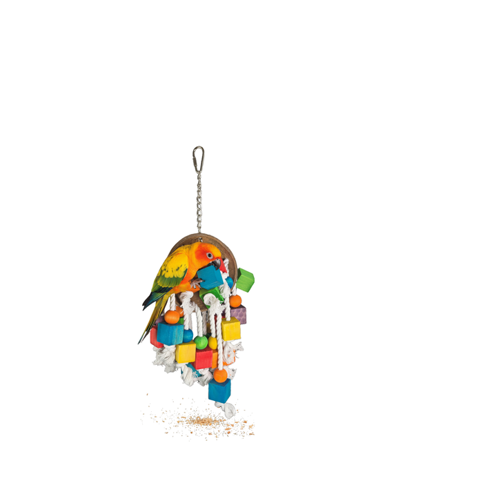 Happy Beaks Coco Loco Bird Toy, by A&E Cage Co