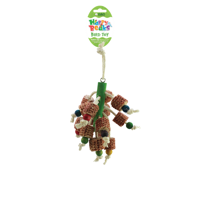 Happy Beaks Kernal Pop Hanging Bird Toy, by A&E Cage Co