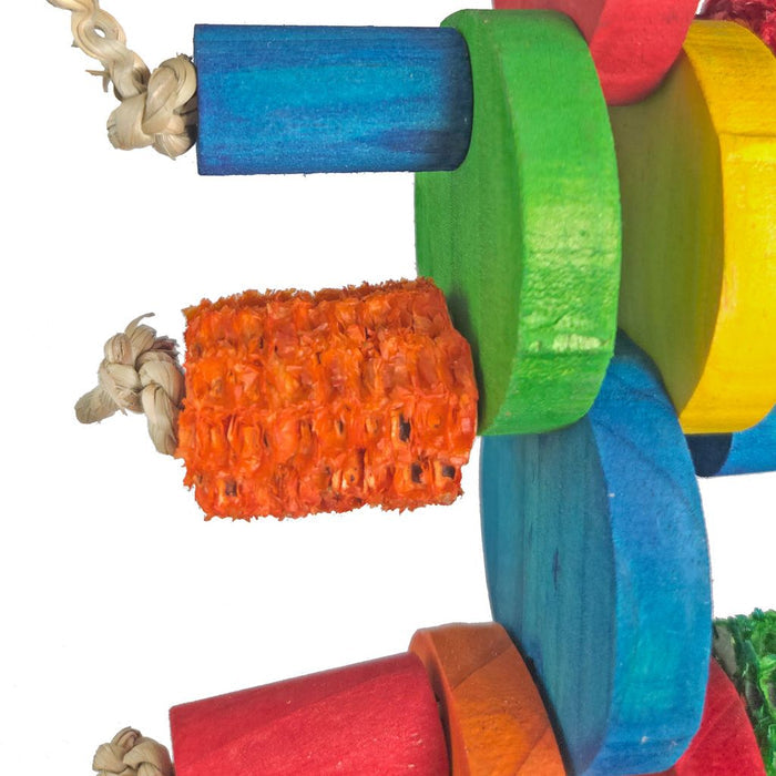Happy Beaks Wheels of Fun Bird Toy, by A&E Cage Co