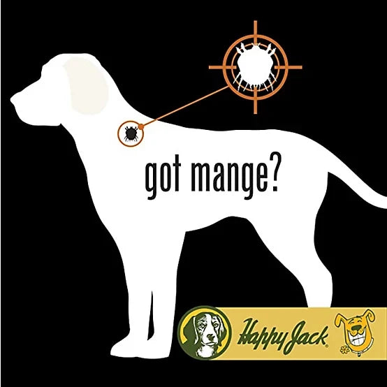 Happy Jack Mange Medicine for Dogs, 8 oz.