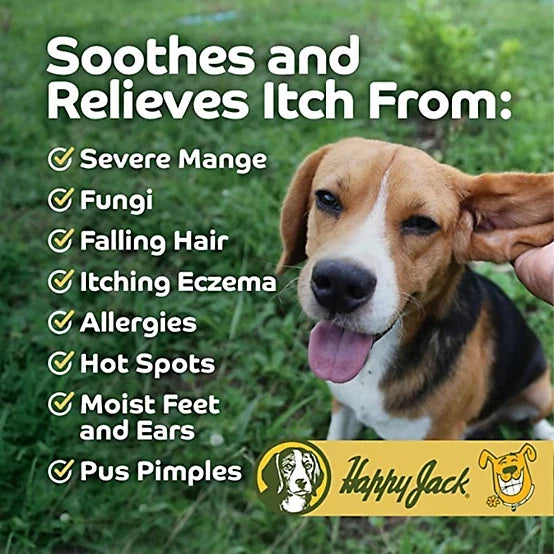 Happy Jack Mange Medicine for Dogs, 8 oz.