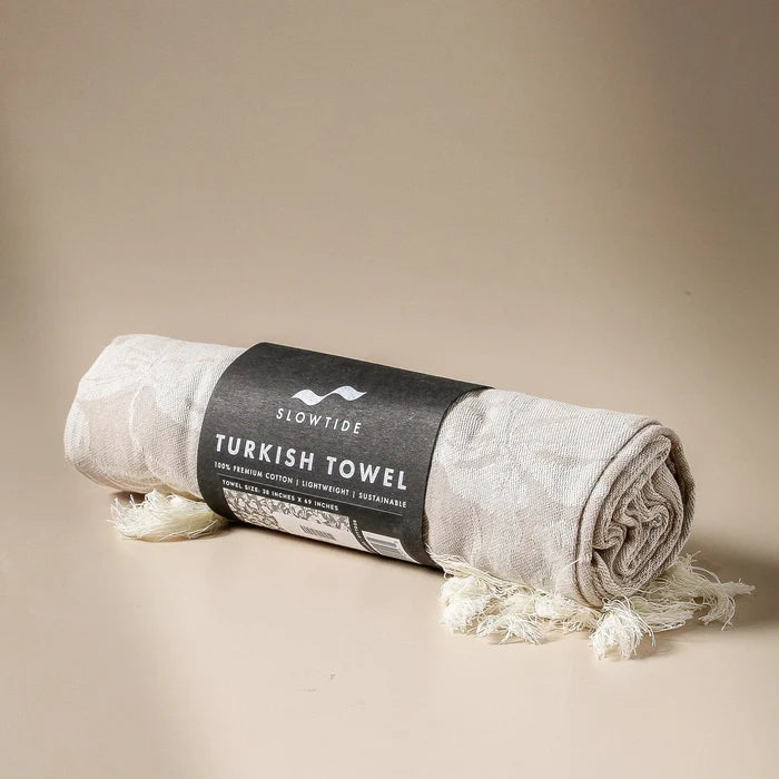 HAUKE TURKISH TOWEL - Courtyard - Few and Far - Beach Towels