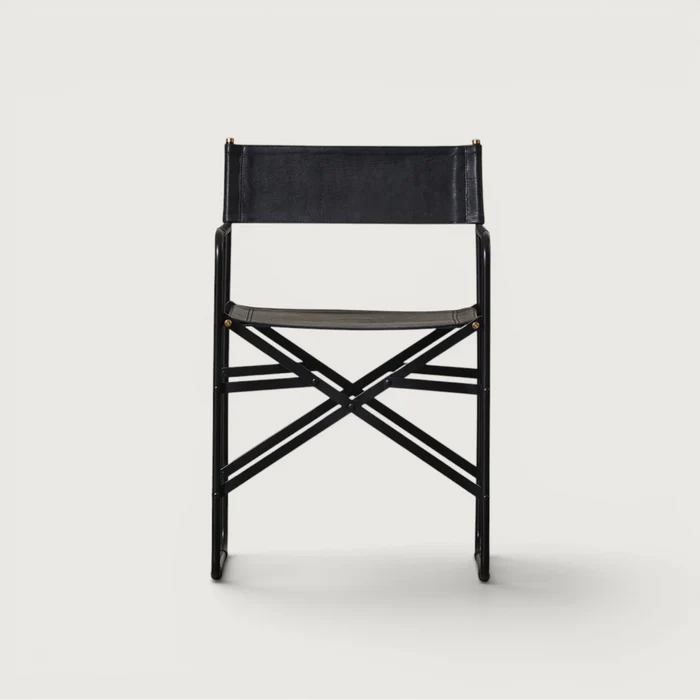 Heston Folding Dining Chair Black