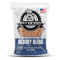 Photo of front of bag. Brown and black background with white and dark blue lettering and design