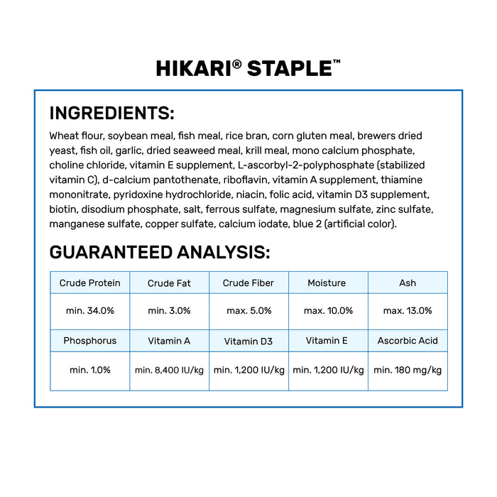 Hikari KOI Staple 17.6oz Dry Fish Food