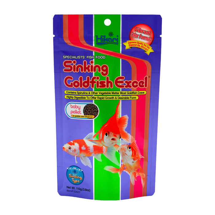 Hikari Sinking Goldfish Excel 3.88oz Dry Fish Food