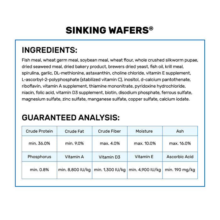 Hikari Sinking Wafers 1.76oz Dry Fish Food
