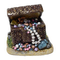 Hikari Treasure Chest w/Pearls Resin Fish Ornament