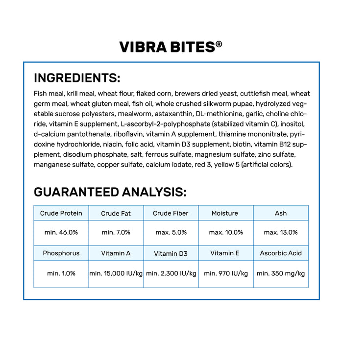 Hikari VibraBites 1.23oz Dry Fish Food