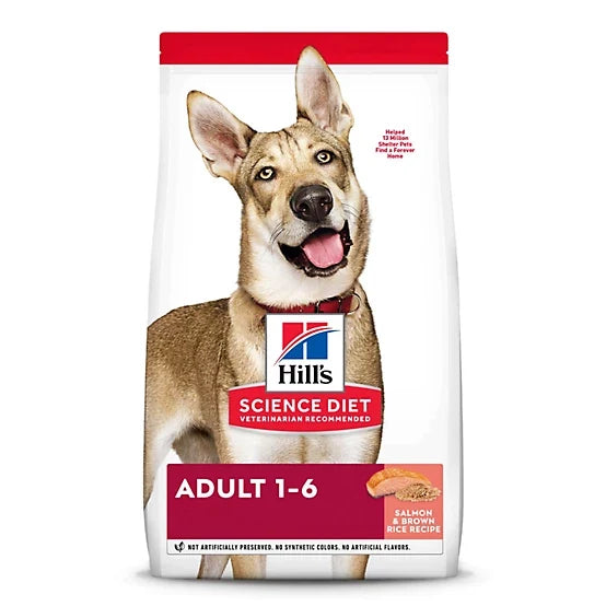 Hill's Science Diet Adult Salmon & Brown Rice Recipe Dry Dog Food, 33lb