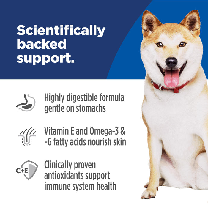 Hill's Science Diet Adult Sensitive Stomach & Sensitive Skin Pollock Meal, Barley & Insect Meal Recipe Dry Dog Food, 3.5lb