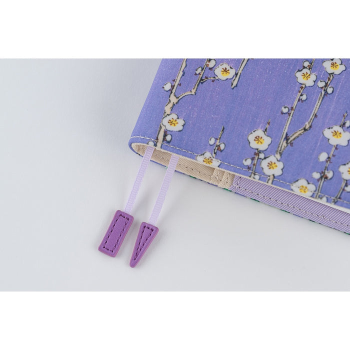 Hobonichi A6 Original Cover - Unsodo: Bijutsukai (Plum and Dianthus)