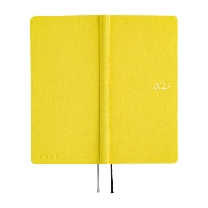 Hobonichi Weeks 2027 - Colours: Canaria Yellow (January Start)