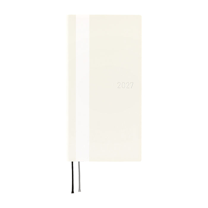 Hobonichi Weeks 2027 - White Line: Ivory (January Start)