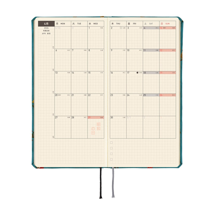Hobonichi Weeks Bow & Tie: In the Forest April 2026 Start