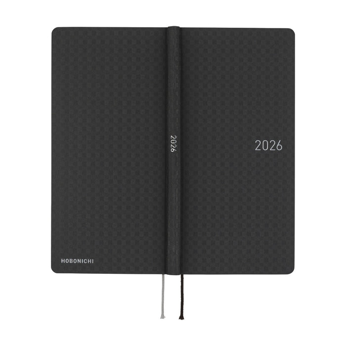 Hobonichi Weeks Paper Series: Black Gingham April 2026 Start